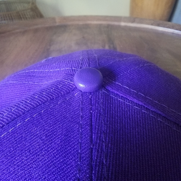 Pro Standard Purple NBA Los Angeles Lakers Wordmark/Logo Snapback Hat Cap - Picture 10 of 14